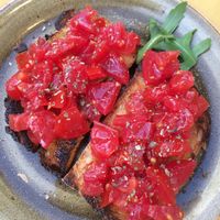 Bruschetta  at Rifugio Romano in Rome