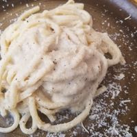 Spaghetti at Rifugio Romano in Rome