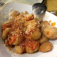 Pizza bites vegan! at Rifugio Romano in Rome