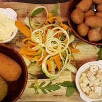 Vegan antipasti at Rifugio Romano in Rome