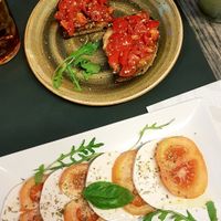 Bruschetta & Caprese at Rifugio Romano in Rome