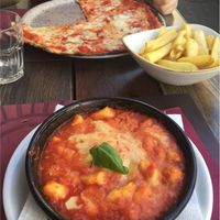Vegan gnocchi was delicious 💖 at Rifugio Romano in Rome