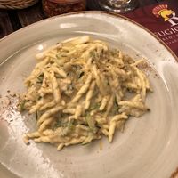 “Vegan pesto pasta”  at Rifugio Romano in Rome