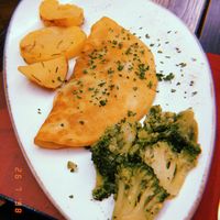 Vegan omelette at Rifugio Romano in Rome