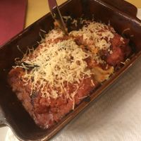 Lasagne at Rifugio Romano in Rome