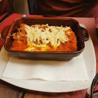 Mini Lasaña del dia at Rifugio Romano in Rome