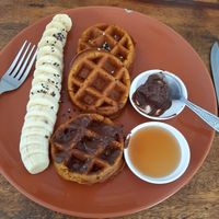 Waffles at Pure Vegan Heaven - Chalong  in Phuket