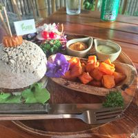 Vegan burger at Pure Vegan Heaven - Chalong  in Phuket