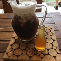 Iced Thai coffee at Pure Vegan Heaven - Chalong  in Phuket