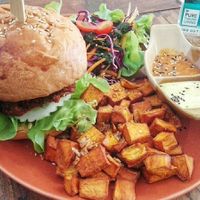 Burger at Pure Vegan Heaven - Chalong  in Phuket