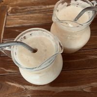 Wise - pineapple ginger coconut smoothie at Pure Vegan Heaven - Chalong  in Phuket