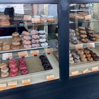 Display case at Mighty-O Donuts - Capitol Hill in Seattle