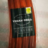 Vegan grilled sausage alternative at Bulk Shop in Budapest