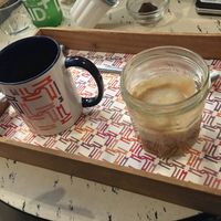 Latte speltmelk en latte havermelk at Moor&Moor - Jakobijnenstraat in Ghent