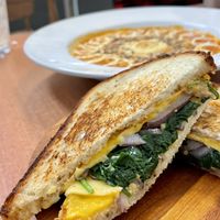 Grilled Cheese and Bisque  at Cafe Wylde in Everett