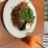 Buddy bowl and immunity smoothie  at Cafe Wylde in Everett