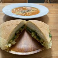 Pesto sandwich   at Cafe Wylde in Everett