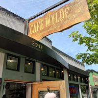Entrance at Cafe Wylde in Everett