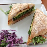 bbq sandwich - yumm! at Cafe Wylde in Everett