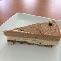 mocha cheese cake. too good to describe. at Cafe Wylde in Everett