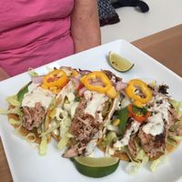 Peach Habanero Taco at Cafe Wylde in Everett