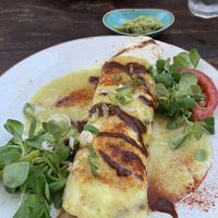 OVG burrito with guacamole   at Fig in Hvar