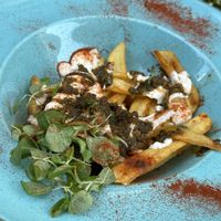 Chimichurri potatoes  at Fig in Hvar