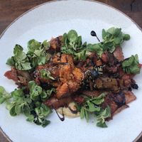 Roasted veggies & homous at Fig in Hvar