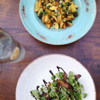 Argentinian chimichurri potato's at Fig in Hvar