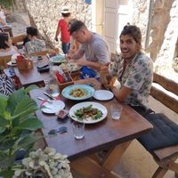 Outsider sitting at Fig in Hvar