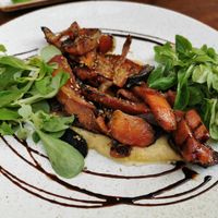 Roasted veggies with hummus at Fig in Hvar