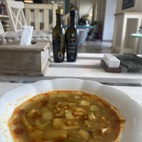 Lentil soup   at Herbivore in Prague