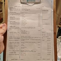 MEnu at Herbivore in Prague