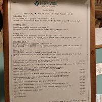 Menu every day at Herbivore in Prague