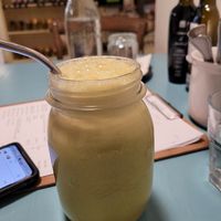 Apple juice at Herbivore in Prague