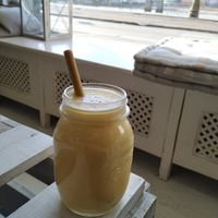 Lovely place with nice view, smoothie was great! at Herbivore in Prague