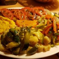 Vegan main plate at Vegetariano in San Carlos De Bariloche