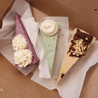 Vegan desserts at Rawdacious in Portland