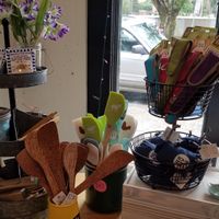 various goods at Herbivore Clothing in Portland