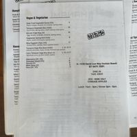 Food options   at Hot Chilli Bean Thai Cafe in Coolum Beach