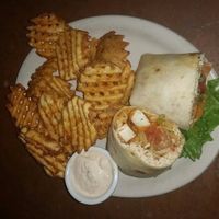 I 100% recommend the Tofu Rapture. It is AMAZING. I get it with vegan cheese, vegan ranch and these freaking delicious waffle fries.  at Mad Mex in Columbus