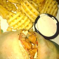 Buffalo Tofu Wrapture Vegan Ranch  at Mad Mex in Columbus