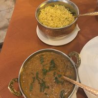 Yellow lentil curry  at Indian Raja in Riga
