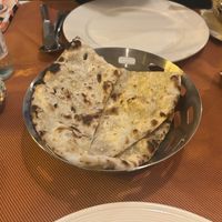 Garlic naan  at Indian Raja in Riga