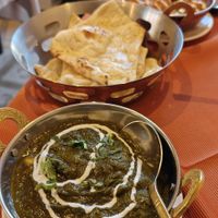 Palak Paneer at Indian Raja in Riga