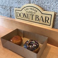Creme Brûlée & Chocolate  at Donut Bar in Las Vegas