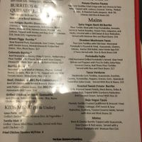 This menu (right side, vegan) is available when the other chef is in (after 4 I’m told) BUT talk to the manager and he may possibly be able to make it. I was able to get the Baja at Los Amigos in Atlantic City
