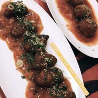 Vegan wings & meatballs (Only offered sometimes,ask!) at Los Amigos in Atlantic City