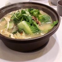 Vegan tofu noodles soup (두부탕면) at Loving Hut Land - 러빙헛랜드 in Seoul