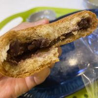 Red bean bun for dessert    at Loving Hut Land - 러빙헛랜드 in Seoul